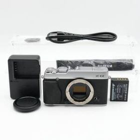 【良品】FUJIFILM X-E2 シルバー バッテリー/充電器/ストラップ付き KTD937