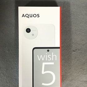 新品未使用 国内版 SIMフリー AQUOS wish5 64GB ユキ色