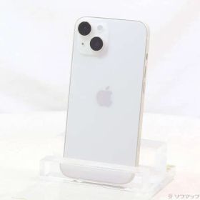 〔中古品〕 iPhone14 128GB スターライト MPUQ3J／A SIMフリー 〔ネットワーク利用制限▲〕【377】