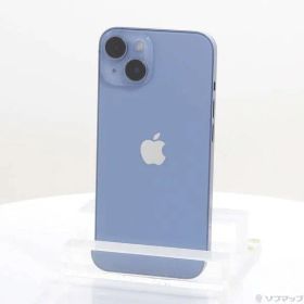 〔中古品〕 iPhone14 256GB ブルー MPWN3J／A SIMフリー【377】