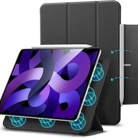 【HY】【新品】ESR Rebound Magnetic Case iPad Air 11”（2024）／Air 10.9”（5th/4th）／Pro 11”（1th）対応 ブラック 薄型 マグネット着脱[ゆうパケット発送、送料無料]HY003