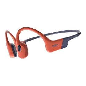 Shokz 骨伝導イヤホン OpenSwim Pro オープンイヤー型 ワイヤレスイヤホン SKZ-EP-000029 レッド Bluetooth MP3デュアルモード ショック