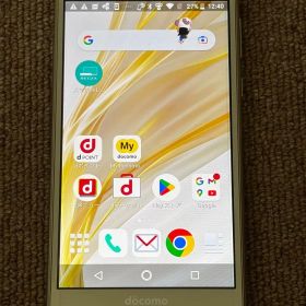 docomo AQUOS SH-01K Champagne Gold 白ロム