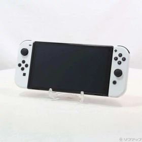 【中古】Nintendo(任天堂) Nintendo Switch 有機ELモデル Joy-Con(L)／(R) ホワイト 【349-ud】
