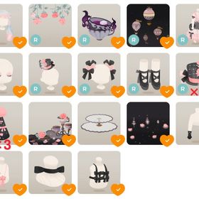 【リヴアクセ3つずつ】mocoショップ フルセット【第5回 リヴクリ】 | リヴリーアイランドのアイテム、RMTの販売・買取一覧