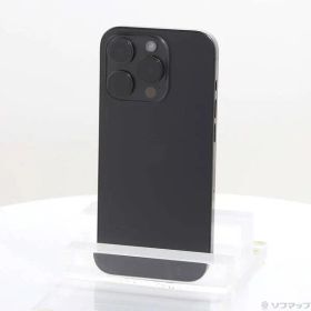 〔中古品〕 iPhone15 Pro 256GB ブラックチタニウム MTUC3J／A SIMフリー【196】