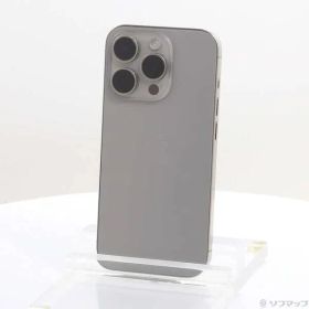〔中古品〕 iPhone15 Pro 512GB ナチュラルチタニウム MTUK3J／A SIMフリー【344】