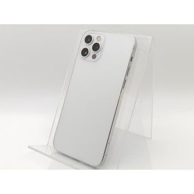 【中古】Apple au 【SIMロック解除済み】 iPhone 12 Pro 256GB シルバー MGMA3J/A【津田沼】保証期間１ヶ月【ランクC】