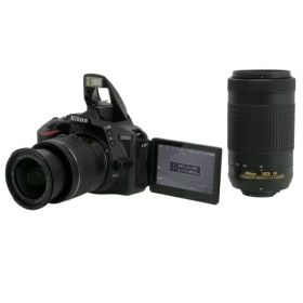 【Nikon】ニコン『D5600 ダブルズームキット』2016年11月発売 デジタル一眼レフカメラ 1週間保証【中古】