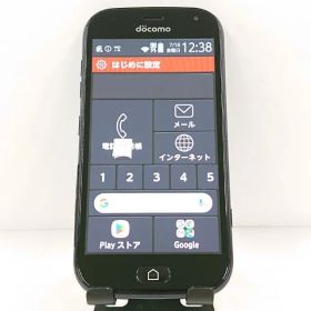 らくらくスマートフォン me F-01L ドコモ ブラック 送料無料 本体 c13646