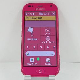らくらくスマートフォン me F-01L ドコモ ピンク 送料無料 本体 c13964