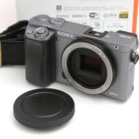 【全額返金保証】良品｜ソニー α6000 ILCE-6000 ボディ [グラファイトグレー]（センサー清掃済） CA01-B3597-2S2