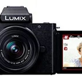 【中古】 パナソニック Vlog ミラーレス一眼カメラ ルミックス G100K 標準ズームレンズキット ブラック DC-G100K-K