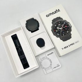 【大感謝祭！ポイント2倍&クーポン】【美品】Amazfit T-Rex 3 Pro 48mm タクティカルブラック スマートウォッチ アマズフィット 本体 【中古】