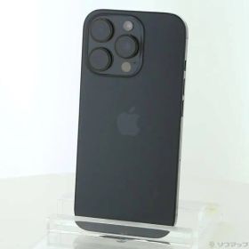 〔中古品〕 iPhone16 Pro 128GB ブラックチタニウム MYMV3J／A SIMフリー【377】