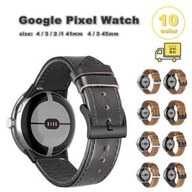 グーグル ピクセル ウォッチ レザー スリム ビジネス ステンレスバックル 高級感 バンド 全10色 Google Pixel Watch 4 / 3 / 2 /1 41mm | 4 / 3 45mm 替えベルト