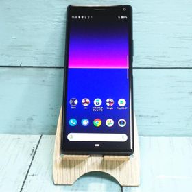 au Xperia8 SOV42 ブラック 本体 白ロム SIMロック解除済み SIMフリー 112287