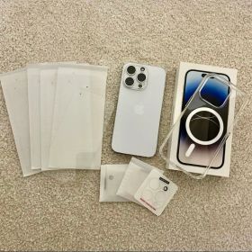 ホワイト iPhone 14 Pro 256GB｜SIMフリー｜美品おまけ多数