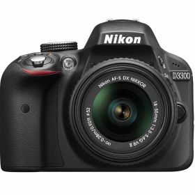 【中古】【非常に良い】Nikon デジタル一眼レフカメラ D3300 18-55 VR IIレンズキット ブラック D3300LKBK