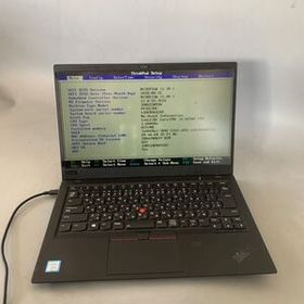 JK6220 Lenovo Thinkpad X1 Carbon /Core i5-8250U 1.60Ghz /メモリー：8GB/SSD:128/BIOS確認だけ/画面ムラ