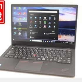 訳有 フルHD 14型 Lenovo ThinkPad X1 Carbon Windows11 八世代 i5-8365U 8GB NVMe 256GB-SSD カメラ 無線 Office付 中古パソコン 管:1555m