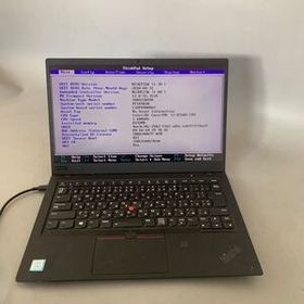 JK6226 Lenovo Thinkpad X1 Carbon /Core i5-8250U 1.60Ghz /メモリー：8GB/SSD:128/BIOS確認だけ/充電口不良