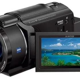 【中古】【1ヶ月保証】 ビデオカメラ ソニー SONY Handycam FDR-AX45A(2022年モデル) ブラック 内蔵メモリー64GB 光学ズーム20倍 空間光学手ブレ補正 FDR-AX45A B