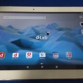 HK1698 docomo dtab d-01H harman/kardon HUAWEI Android タブレット 簡易動作確認＆簡易清掃＆初期化OK 判定○ 送料無料 現状品