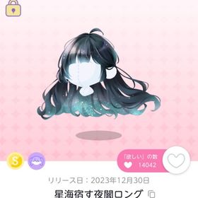 星海宿す夜闇ロング | ポケコロツイン(ポケツイ)のアイテム、RMTの販売・買取一覧