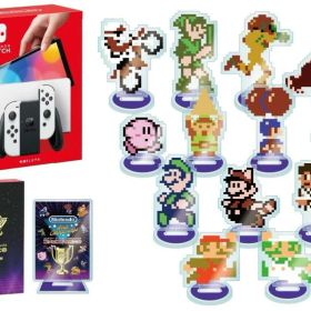 【プライムデー限定アクリルスタンド13種セット付】Nintendo Switch(有機ELモデル) Joy-Con(L)/(R) ホワイト＋Nintendo World Championships ファミコン世界大会 Special Edition（ニンテンドーワールドチャンピオンシップス） -Switch 限定オリジナルアクリルスタンド 同梱