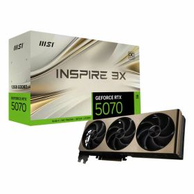 【5日は24時間限定クーポン配布】MSI エムエスアイGeForce RTX 5070 12G INSPIRE 3X OC グラフィックボード G5070-12I3C(2650899)送料無料