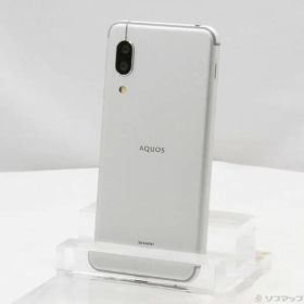 〔中古品〕 AQUOS sense3 64GB シルバーホワイト SH-M12 SIMフリー【349】