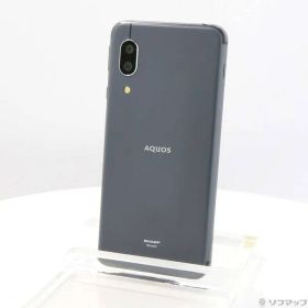 〔中古品〕 AQUOS sense3 64GB ブラック SH-M12 SIMフリー【269】