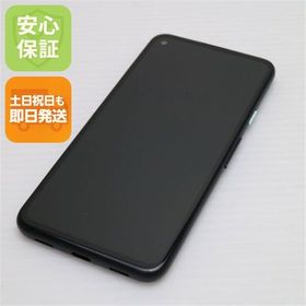 安心保証 超美品 SIMフリー Google Pixel 4a ブラック 白ロム