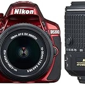 【中古】Nikon デジタル一眼レフカメラ D5300 ダブルズームキット2 レッド