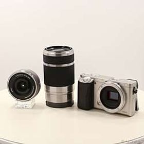 〔中古品〕 α6000 ダブルズームレンズキット シルバー ILCE-6000Y〔中古品〕 α6000 ダブルズームレンズキット シルバー ILCE-6000Y