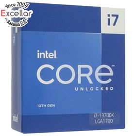 インテル(intel)のCore i7 13700K 3.4GHz LGA1700 253W SRMB8 元箱あり(PCパーツ)