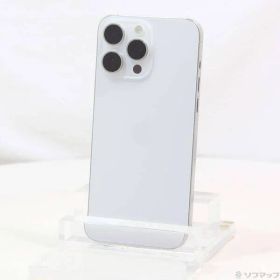 〔中古品〕 iPhone15 Pro Max 256GB ホワイトチタニウム MU6Q3J／A SIMフリー【348】
