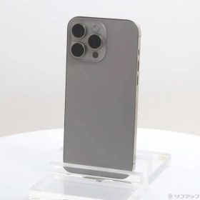 〔中古品〕 iPhone15 Pro Max 256GB ナチュラルチタニウム MU6R3J／A SIMフリー【368】