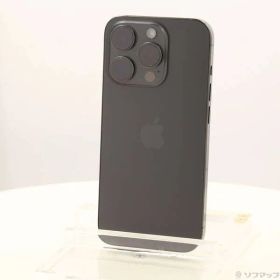 〔中古品〕 iPhone15 Pro 128GB ブラックチタニウム MTU73J／A SIMフリー【348】