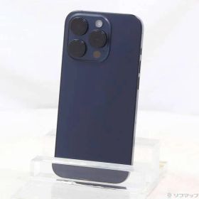 〔中古品〕 iPhone15 Pro 256GB ブルーチタニウム MTUG3J／A SIMフリー【269】