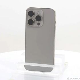 〔中古品〕 iPhone15 Pro 512GB ナチュラルチタニウム MTUK3J／A SIMフリー【368】