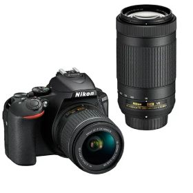 【新品】【即納】 Nikon ニコン D5600 ダブルズームキット 一眼レフ カメラ 高性能レンズ 「AF-P DX NIKKOR 18-55mm f/3.5-5.6G VR」「AF-P DX NIKKOR 70-300mm f/4.5-6.3G ED VR」 写真 camera 趣味 プレゼント 贈り物 クリスマス