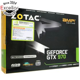 ZOTAC製グラボ GeForce GTX 970 AMP Edition ZTGTX97-4GD5AMP-B01/ZT-90110-10P 元箱あり(PCパーツ)