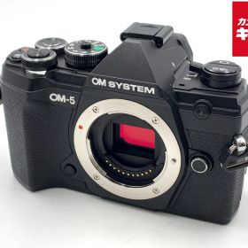 【中古】 【良品】 OM SYSTEM OM-5 ボディ ブラック 【ミラーレス一眼】 【6ヶ月保証】