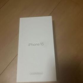 未開封新品 整備済み製品iPhone15 128GB ブラック SIMフリー