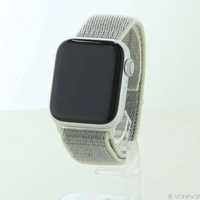 〔中古〕Apple(アップル) Apple Watch Series 4 GPS 40mm シルバーアルミニウムケース シーシェルスポーツループ〔247-ud〕