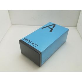 【未使用】Oppo IIJmio 【SIMフリー】 OPPO A77(2022) 4GB 128GB ブラック CPH2385【大須】保証期間３ヶ月