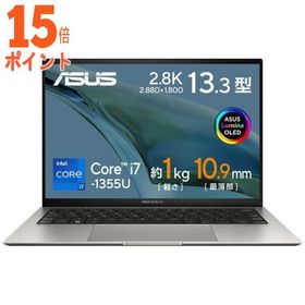 15倍ポイント ASUS エイスース ノートパソコン Zenbook S [13.3型 Windows11 Home] バサルトグレー UX53…