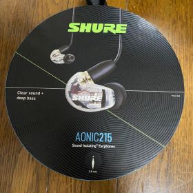 【匿名配送】SHURE AONIC215 SE215 有線イヤホン ケース・箱付